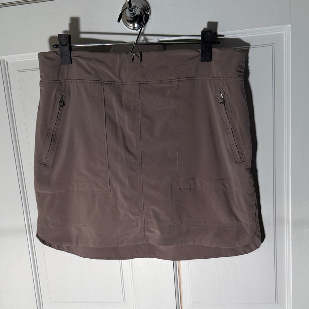 Athleta Gray Stretch Active Skort with Elastic Waist, Size 10